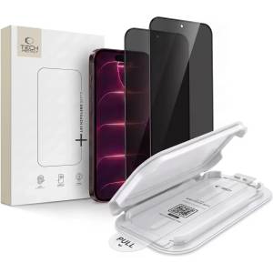 Tech-Protect Защитно стъкло за поверителност Tech-Protect OneTouch Set SPY+ 2 броя за iPhone 18 Pro Max