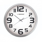 Esperanza Стенен часовник Esperanza ZURICH, 25 cm, Кварц, Бял (999EHC013W) - topmarket