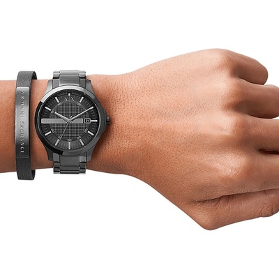 Armani Exchange Часовник и гривна Armani Exchange (AX7101)