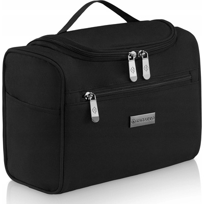 Zagatto cestovní kosmetická taška prostorná závěsná černá – Sleviste.cz