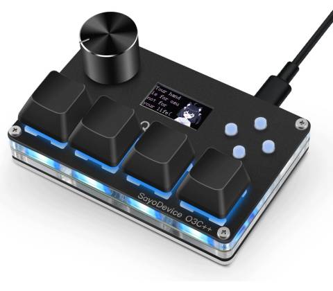 Sayodevice BLACK-O4C-PINK