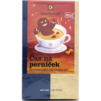 SONNENTOR BIO čaj Čas na perníček porciovaný 18 x 1,8 g