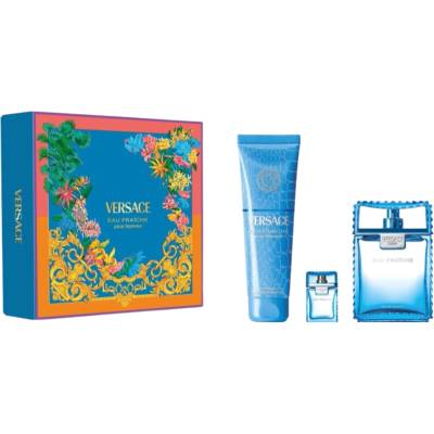 Versace Man Eau Fraiche Gift Set EDT 100 ml + Shower Gel 150 ml + EDT 5 ml за мъже
