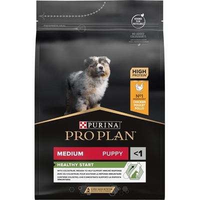 Pro Plan Medium Puppy Healthy Start granule pro štěňata kuře 3 kg