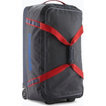 Patagonia Пътна чанта Patagonia Black Hole Wheeled Duffel 70 l smolder blue/amanita red