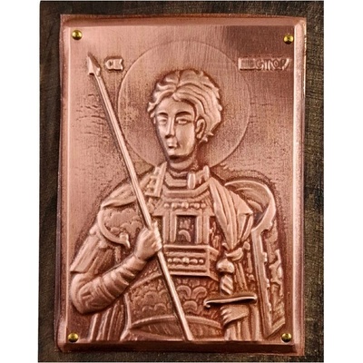 МЕДНА ИКОНА ЗА ЗАЩИТА СВЕТИ НЕСТОР