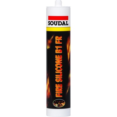 Soudal Fire Silicone B1 FR Protipožiarny tmel biely 300 ml