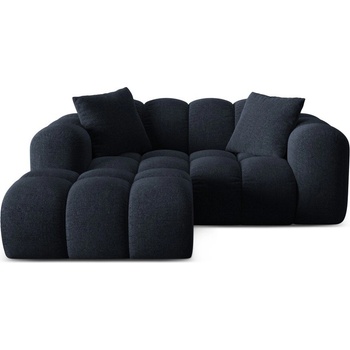 Cosmopolitan Design Тъмносин шенилов ъглов диван (ляв ъгъл) Treno - Cosmopolitan Design (COS_LC_S_214_F1_TRENO5)