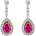 Diamonfire strieborné náušnice E6193