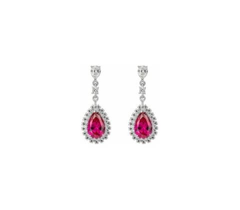 Diamonfire strieborné náušnice E6193