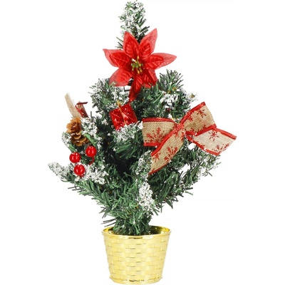 SPRINGOS Vánoční stromeček s ozdobami 40 cm