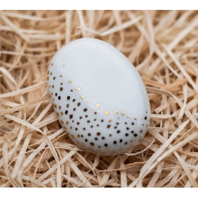 StehlikDesign brož Kamínek Stone gold Minimal 03 pozlacený 0195