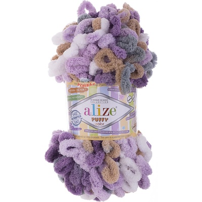 Alize Příze Puffy color Varianta: 6522