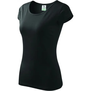 Malfini Pure дамска тениска, черна, 150г/м2 (12201)