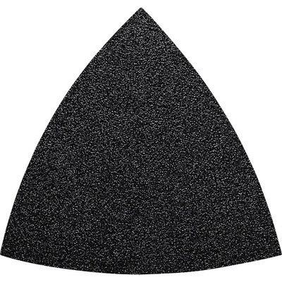 Fein 63717123010 brúsny papier pre delta brúsky bez otvorov Zrnitosť 220 Rohová miera 80 mm 50 ks