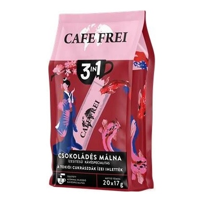 CAFE FREI Tokijská čokoládovo-malinová 3 v 1 20 x 17 g