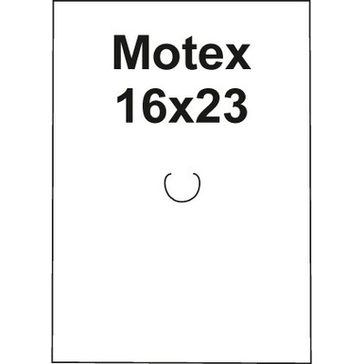 Cenovkové etikety Motex 16x23 biele