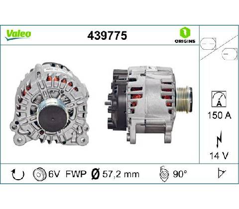 Alternátor VALEO 439775
