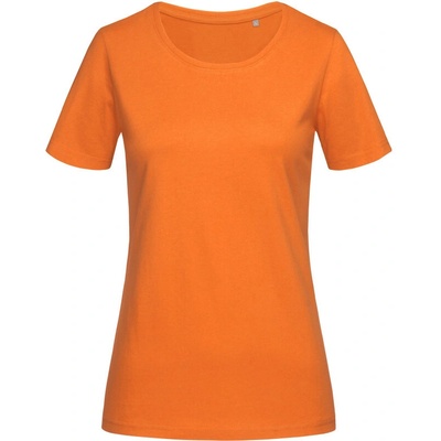 Stedman Tričko Crew Neck T Lux krátký rukáv dámské COT-05760023500 Oranžová