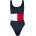 Tommy Hilfiger дамски бански от една част One Piece (Ext Sizes) dark night navy