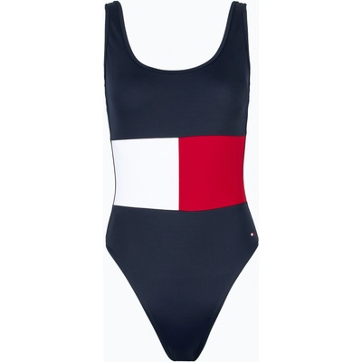 Tommy Hilfiger дамски бански от една част One Piece (Ext Sizes) dark night navy