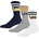 Lee Чорапи Lee Men's Erskin Cotton Crew Socks - Nvy/White/Gry