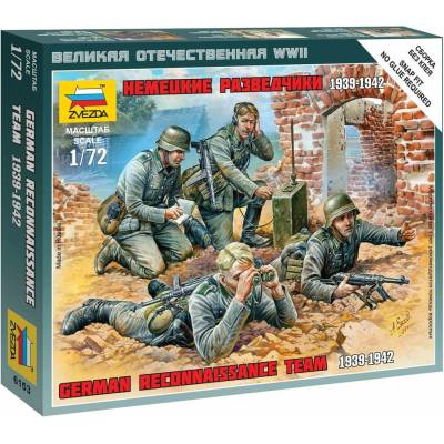 Zvezda Snap Kit figurky 6153 German Reconnaissance Team 1:72)