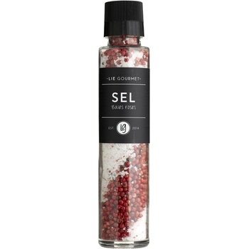 Lie Gourmet Сол с розов пипер 215 г, с мелничка, Lie Gourmet (LIE121)