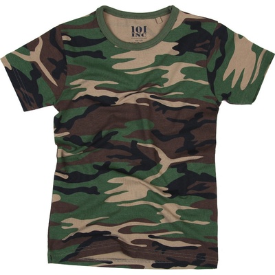 101 Inc Tee woodland tričko detské maskáčové
