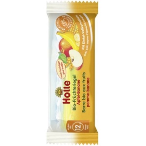 Holle Био плодово барче Holle - Ябълка и банан, 25 g (BB210492) - baby