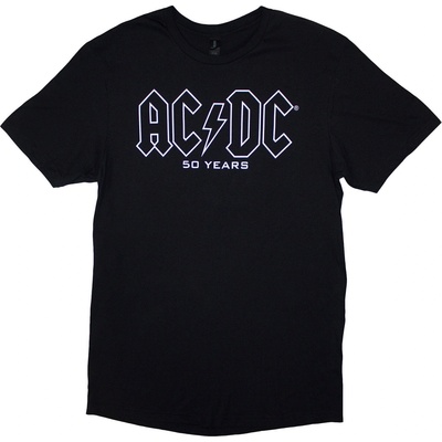 AC/DC History Logo Black L Риза (ACDCTS144MB03)