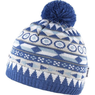 KAMA B99 Detská pletená Merino čiapka denim