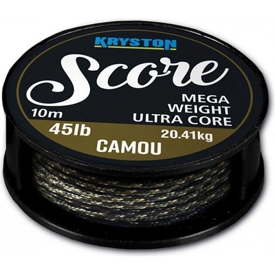 Kryston Olověné Šňůrky Score 10m 45lbs Camou