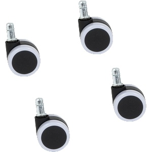  Комплект колела за посетителски стол модел 1702-1710 4 бр. - бели (3591060)