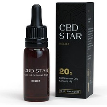 CBD Star Konopný CBD olej RELIEF 20% 10 ml