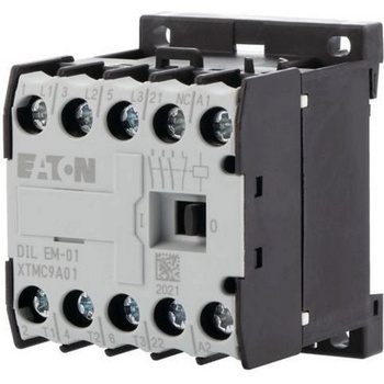 Eaton Контактор EATON DILEM-01(230V50HZ, 240V60HZ), 051795 - 230 V 50 Hz, 240 V 60 Hz, 3 полюса, 380 V 400 V, 4 kW, 1 NC, Винтови клеми, AC работа (51795)