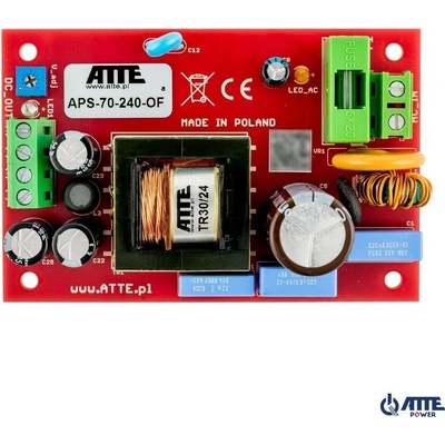 Zdroj SMPS 24V 3A 72W ATTE APS-70-240-OF