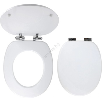 FERRO - Тоалетна седалка SoftClose MDF/бяла (NR0166)