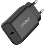 OtterBox OB стандартно EU зарядно за контакт 30W, 1x USB-C 30W USB-PD черно (78-81339)