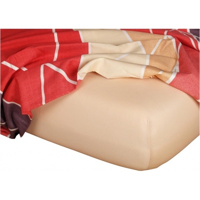 Dadka Jersey prostěradlo medové 80x220x20