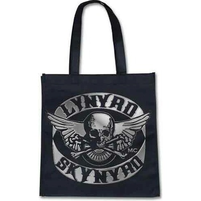 RukaHore Taška Lynyrd Skynyrd Eco Shopper: Biker Patch Trend Version Black Čierna