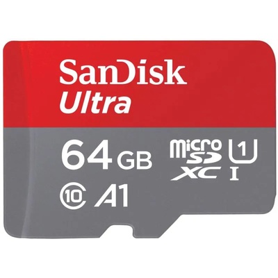 SanDisk microSDXC Ultra 64GB C10 UHS-I (SDSQUA4-064G-GN6MA/186504)