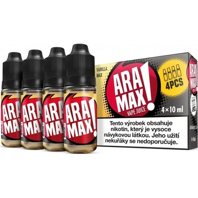 Aramax Vanilla Max 4 x 10 ml 6 mg