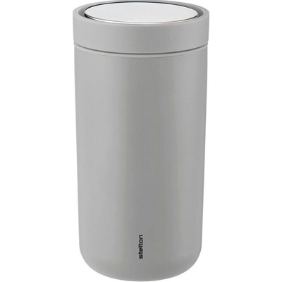 Stelton GO Ocelový Termohrnek 200 ml Šedá Matná
