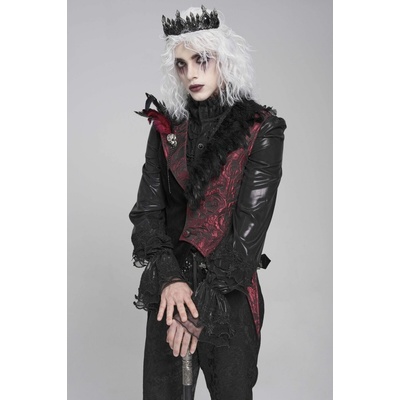 Devil Fashion vesta Gothic čierna