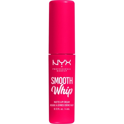 NYX Professional Makeup Smooth Whip Matte Lip Cream zamatový rúž s vyhladzujúcim efektom 10 Pillow Fight 4 ml