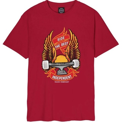 Independent tričko Ride Free T-Shirt Cardinal Red