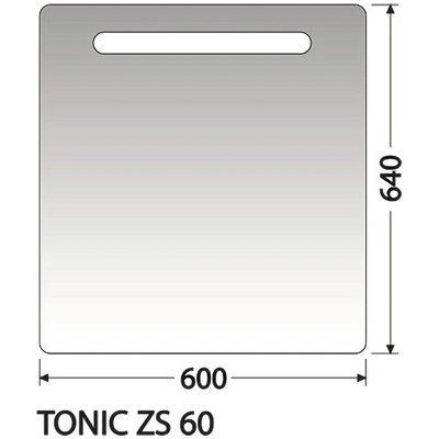 Intedoor Zrcadlová skříňka TONIC ZS 60 L