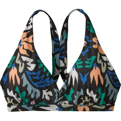 Patagonia Дамско бикини горнище Patagonia Women's Bottom Turn Top Bikini top - Kaleido: Black (150-2189-1414)