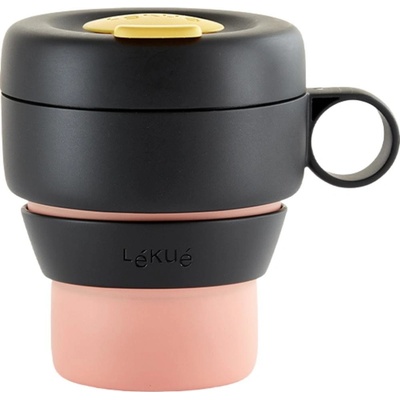 Lékué Cestovní hrnek MUG TO GO 350 ml korál